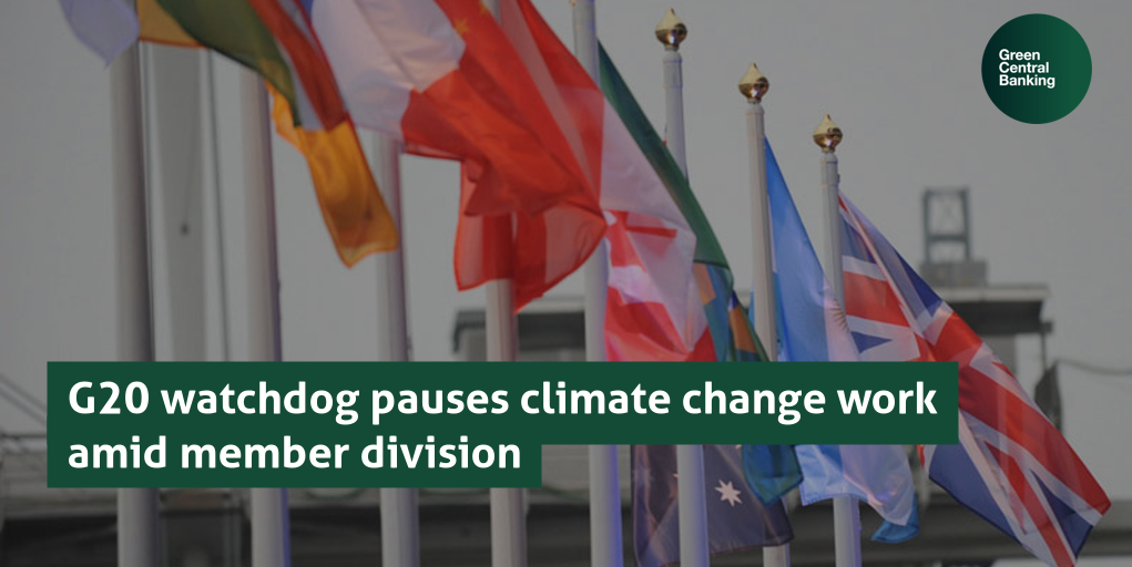 G20 watchdog pauses climate change work amid member division